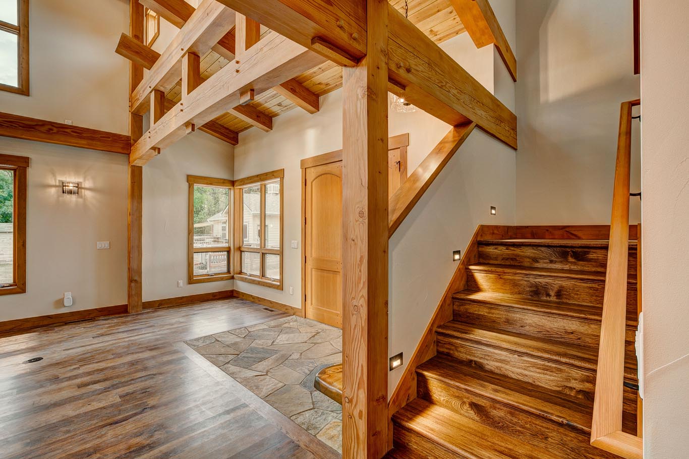 entryway and staircase